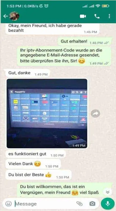 WhatsApp customer review 2