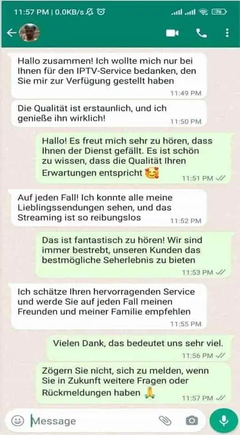 WhatsApp customer review 9